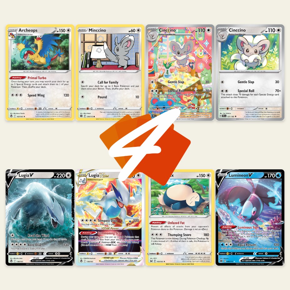 CINCCINO : Best UPGRADE to Lugia VSTAR! PTCGL Gameplay (Pokémon TEMPORAL FORCES)